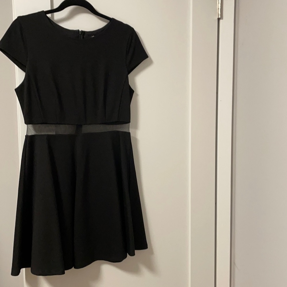 Lulu’s black peek a boo dress, size large
